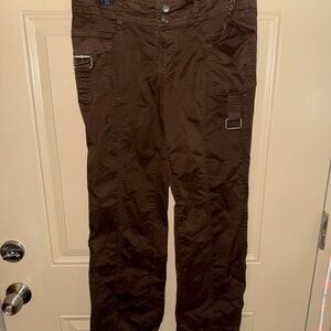 Women's Brown Cargo Pants